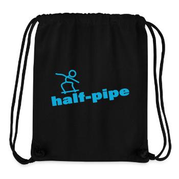 half pipe - Stanley/Stella Recycled Gym Bag - black - Front