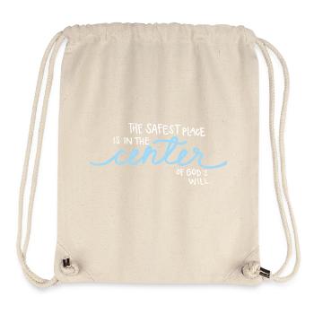 Der sicherste Ort (dunkel) - Stanley/Stella recycelter Gym Bag - Naturweiß - Vorne