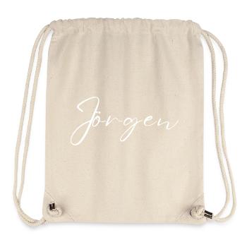 Jörgen Name T-Shirt Gift for Men - Stanley/Stella Recycled Gym Bag - natural - Front