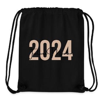 Werdende Mama 2024 - Stanley/Stella recycelter Gym Bag - Schwarz - Vorne