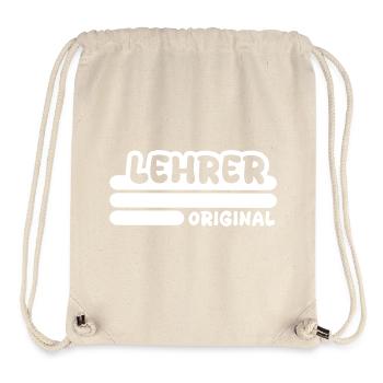 Spruch Lehrer - Stanley/Stella recycelter Gym Bag - Naturweiß - Vorne