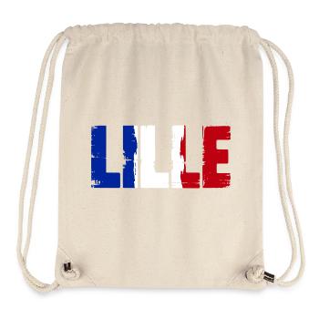 Lille Frankreich - Stanley/Stella recycelter Gym Bag - Naturweiß - Vorne