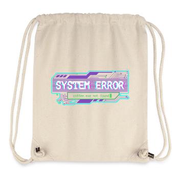 Erreur système – coffee.exe non trouvée - Sac à cordon recyclé Stanley/Stella - blanc naturel - Devant