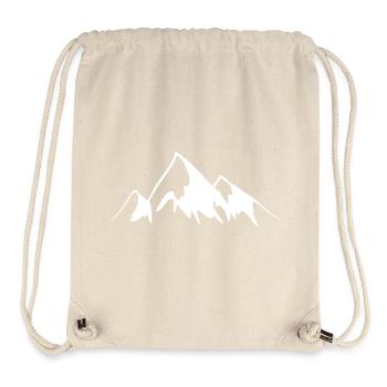Berge - Gipfel - Stanley/Stella recycelter Gym Bag - Naturweiß - Vorne