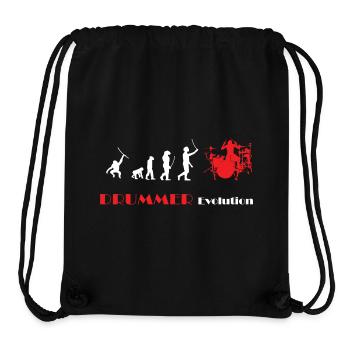 DRUMMER Evolution rot - Stanley/Stella recycelter Gym Bag - Schwarz - Vorne