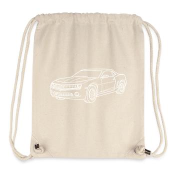 Chevy Camaro - Sac à cordon recyclé Stanley/Stella - blanc naturel - Devant