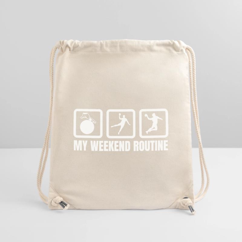My weekend routine Stanley/Stella Recycled Gym Bag