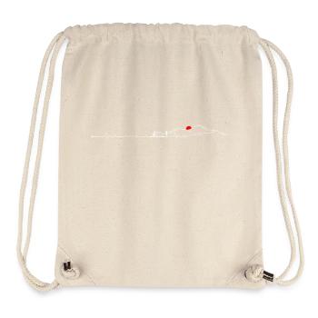 Mountain heartbeat camp - Stanley/Stella Recycled Gym Bag - natural - Front