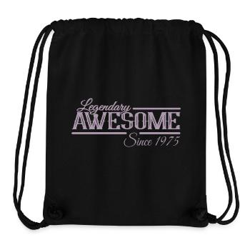 Legendary since 1975 Vintage - Stanley/Stella Recycled Gym Bag - black - Front