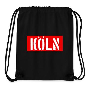 Köln - Kölle - Rhein - Stanley/Stella recycelter Gym Bag - Schwarz - Vorne