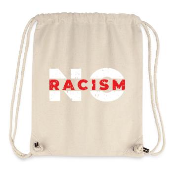 No Racism - Stanley/Stella recycelter Gym Bag - Naturweiß - Vorne