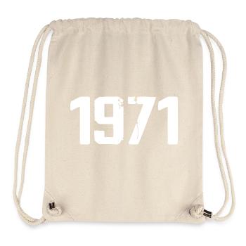 1971 - Awesome since 1971 - Stanley/Stella Recycled Gym Bag - natural - Front