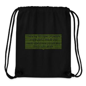 Binary humor: 10 types of people - Stanley/Stella Recycled Gym Bag - black - Front