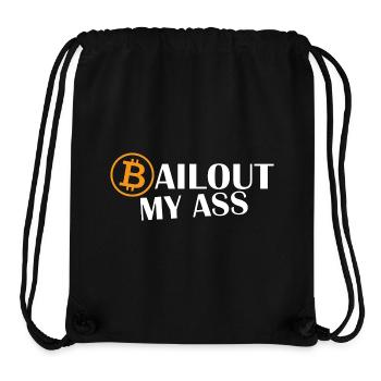 Bailout - Stanley/Stella recycelter Gym Bag - Schwarz - Vorne