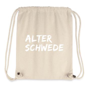 Alter Schwede Lustiger Ausdruck Spruch - Stanley/Stella recycelter Gym Bag - Naturweiß - Vorne