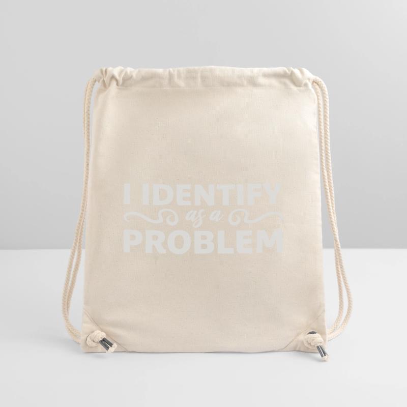 I Identify as a Problem Statement Frech Rebellisch Stanley/Stella recycelter Gym Bag