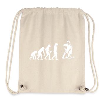 Floorball Liebe zum Anziehen - Stanley/Stella recycelter Gym Bag - Naturweiß - Vorne