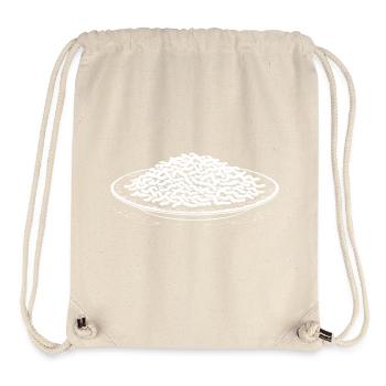 Partnermotiv Spätzle (weiß) - Stanley/Stella recycelter Gym Bag - Naturweiß - Vorne