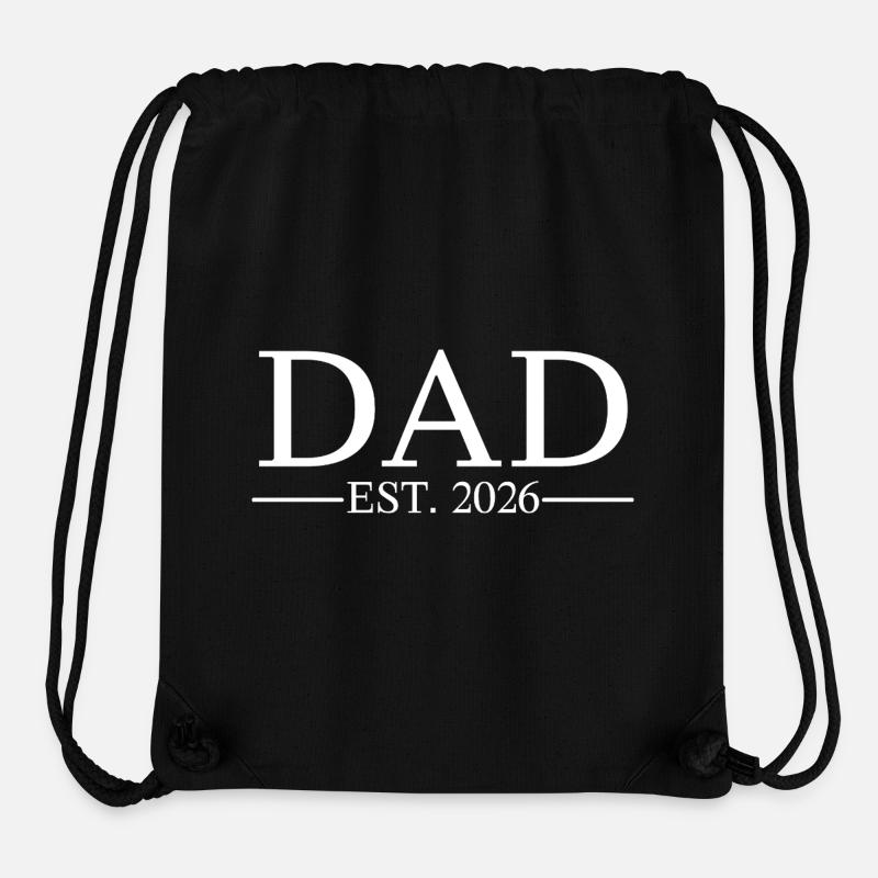 Dad Est. 2026 - Stanley/Stella Recycled Gym Bag - black