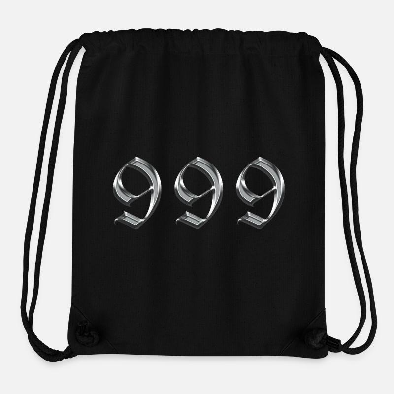 Sorties de l’Angel Number 999 - Sac à cordon recyclé Stanley/Stella - noir