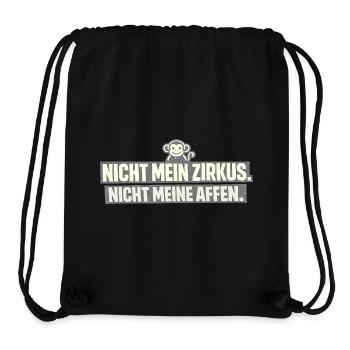 Not my circus, not my monkeys - Stanley/Stella Recycled Gym Bag - black - Front