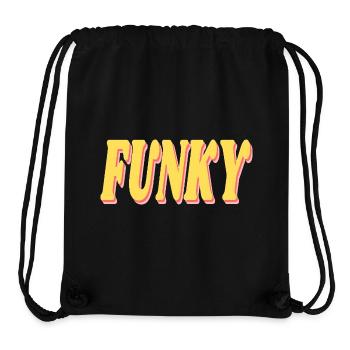 Funky - Stanley/Stella recycelter Gym Bag - Schwarz - Vorne