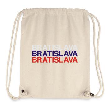 BRATISLAVA Slovakia Slowakei Flagge - Stanley/Stella recycelter Gym Bag - Naturweiß - Vorne