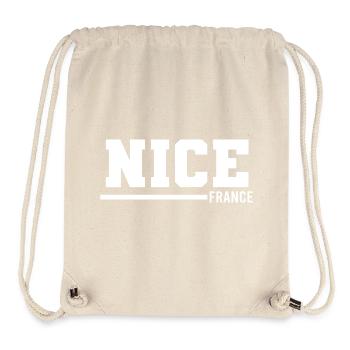 Nizza | Frankreich - Stanley/Stella recycelter Gym Bag - Naturweiß - Vorne