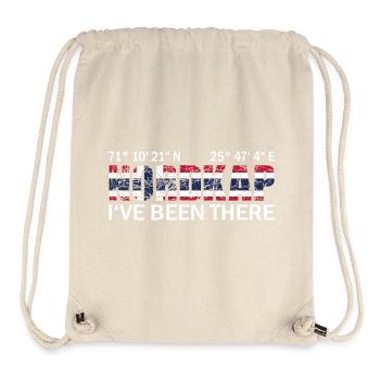 Nordkap Norwegen - Stanley/Stella recycelter Gym Bag - Naturweiß - Vorne
