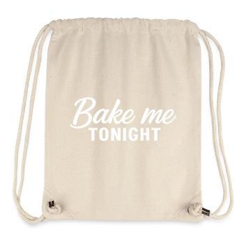 Cuis-moi ce soir - Sac à cordon recyclé Stanley/Stella - blanc naturel - Devant