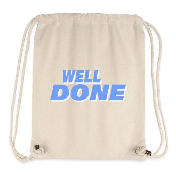 WELL DONE - Stanley/Stella recycelter Gym Bag - Naturweiß - Vorne