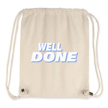 WELL DONE - Stanley/Stella Recycled Gym Bag - natural - Front