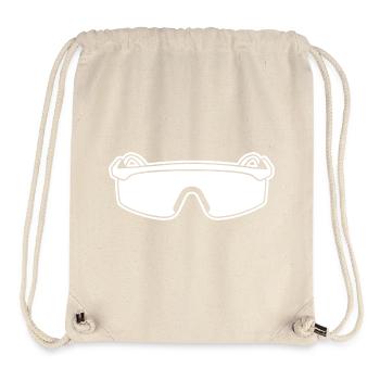 80er Sonnenbrille - Stanley/Stella recycelter Gym Bag - Naturweiß - Vorne