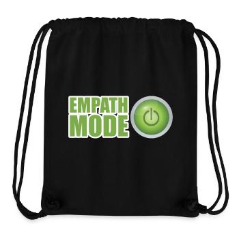 Empath Mode Green Power Button Design - Stanley/Stella Recycled Gym Bag - black - Front