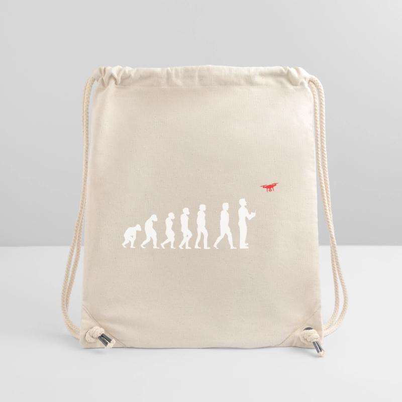 Evolution of Man Drone Pilot Stanley/Stella Recycled Gym Bag