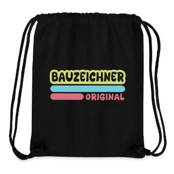 First name Draughtsman - Stanley/Stella Recycled Gym Bag - black - Front