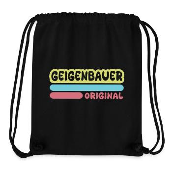 Violin maker as a saying - Stanley/Stella Recycled Gym Bag - black - Front