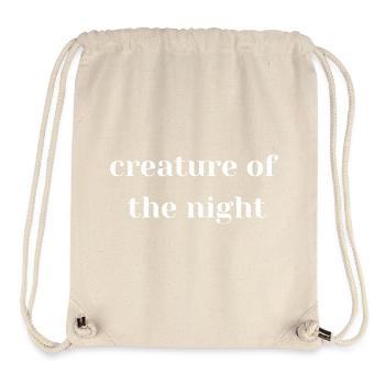 Kreatur der Nacht – Rave-Outfit Geschenkidee - Stanley/Stella recycelter Gym Bag - Naturweiß - Vorne