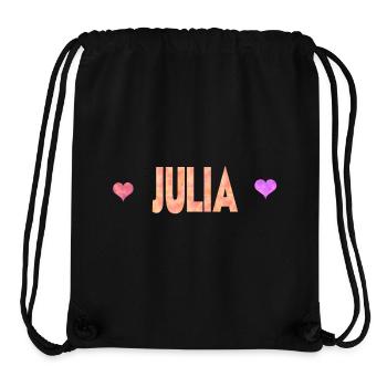 Julia - Stanley/Stella recycelter Gym Bag - Schwarz - Vorne