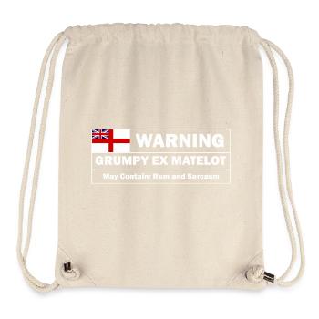 Mürrischer Ex-Matelot - Stanley/Stella recycelter Gym Bag - Naturweiß - Vorne