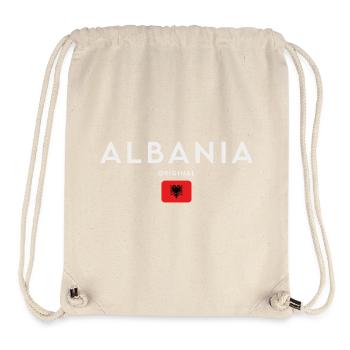 Albanian flag, Albanian pride - Stanley/Stella Recycled Gym Bag - natural - Front
