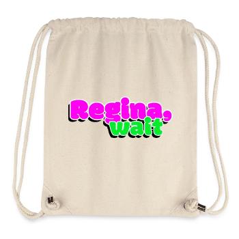 Königin, warte - Stanley/Stella recycelter Gym Bag - Naturweiß - Vorne