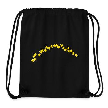 Sternenbogen Halbkreis kleine 3D Sterne - Stanley/Stella recycelter Gym Bag - Schwarz - Vorne
