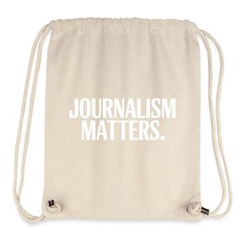 Journalism Matters - Stanley/Stella Recycled Gym Bag - natural - Front