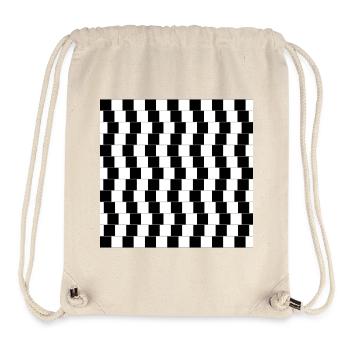 Illusion optique - Sac à cordon recyclé Stanley/Stella - blanc naturel - Devant