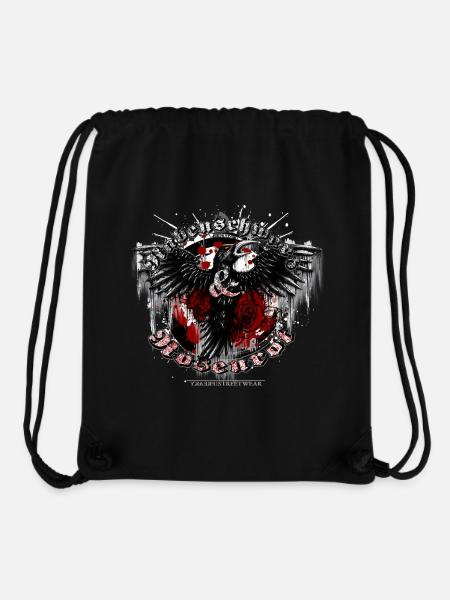Rabenschwarz & Rosenrot - Stanley/Stella recycelter Gym Bag - Schwarz