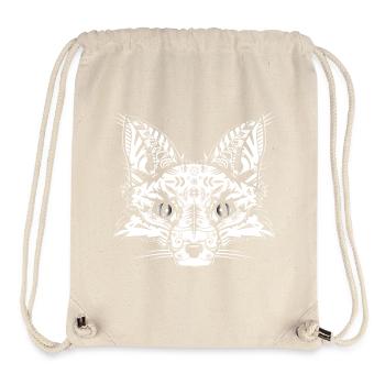 A fox head -White - Stanley/Stella Recycled Gym Bag - natural - Front