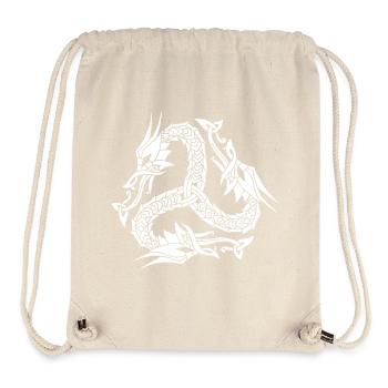 Celtic White Hydra - Stanley/Stella Recycled Gym Bag - natural - Front