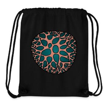 KORALLE save the ocean tauchen Meere Schwamm - Stanley/Stella recycelter Gym Bag - Schwarz - Vorne