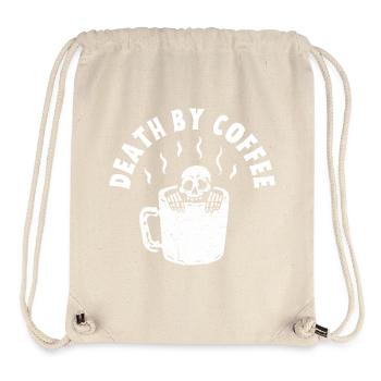 Tod durch Kaffee - Stanley/Stella recycelter Gym Bag - Naturweiß - Vorne